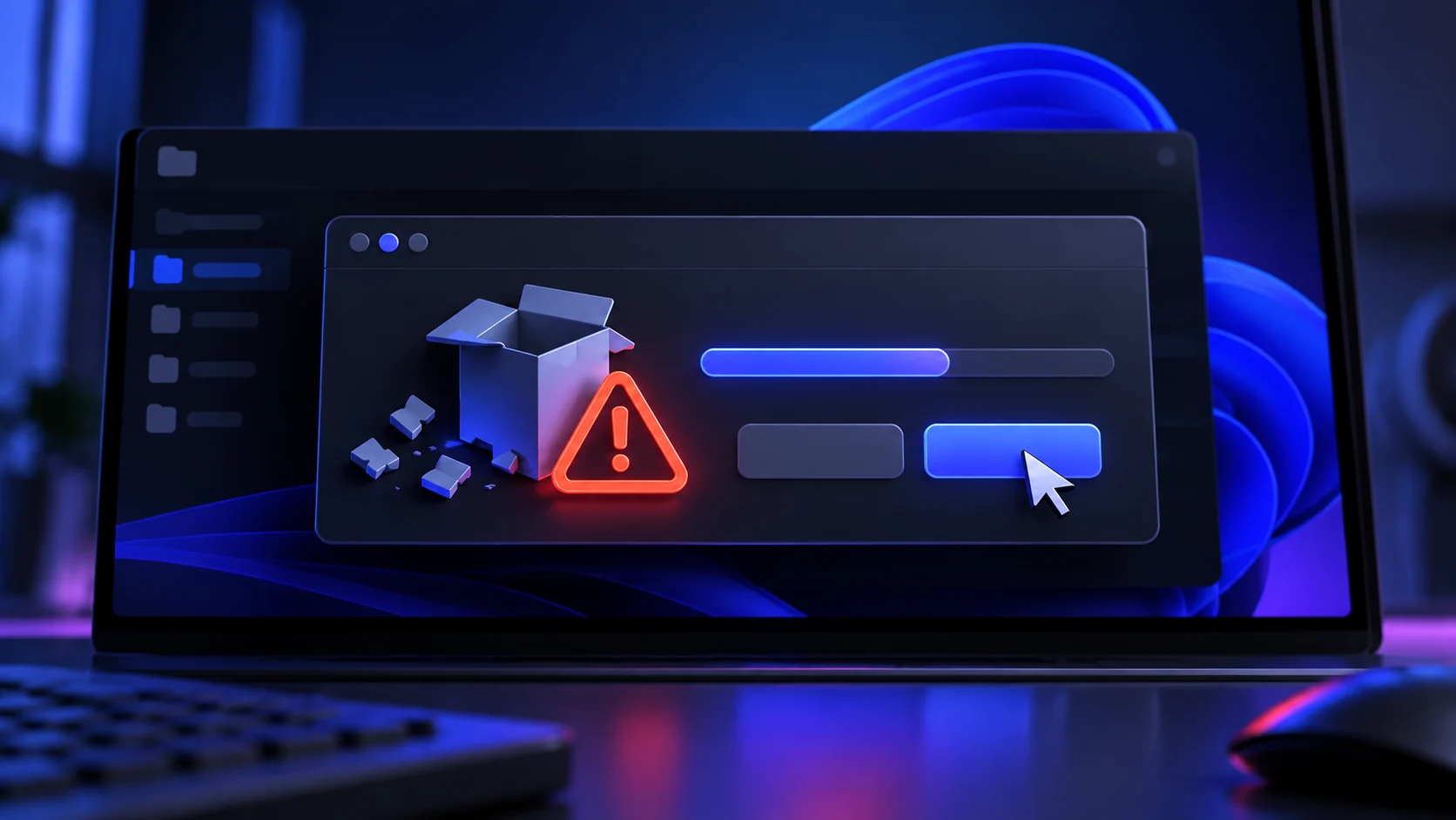 Discord installation failure troubleshooting illustration